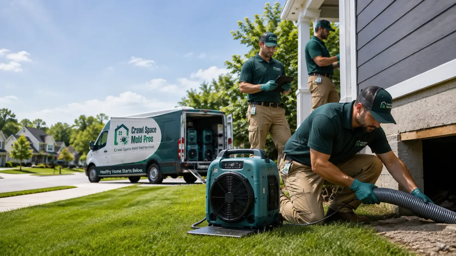Crawl Space Mold Removal in Viking, MN